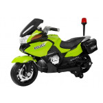 Elektrická motorka Policajná HZB118  - zelená